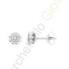 Orecchini Oro Bianco Diamanti Comete Gioielli Collezione Amour