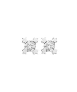 Punto Luce Oro Bianco Diamanti Comete Gioielli Collezione Stella
