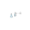 Orecchini Oro Bianco Acquamarine Comete Gioielli Collezione Azzurra