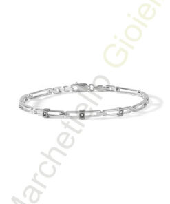 Bracciale Acciaio Zirconi Comete Gioielli Collezione Business