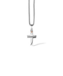 Collana Acciaio Zirconi Comete Gioielli Collezione Zip