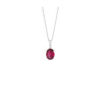 Collana Oro Bianco Diamanti Rubino Bliss Collezione Le Jolie