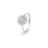 Anello Oro Bianco Diamanti Bliss Collezione Girasole