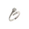Anello Oro Bianco Diamanti Pontevecchio Collezione Artemide
