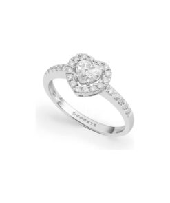 Anello Oro Bianco Diamanti Comete Gioielli Collezione Stelle Nel Cuore