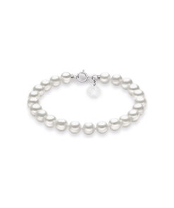 Bracciale Oro Bianco Perle Comete Gioielli Collezione Classic