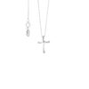 Croce Oro Bianco Diamanti Comete Gioielli Collezione Croci