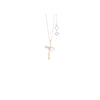 Croce Oro Bianco Rosa Diamanti Comete Gioielli Collezione Croci