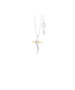 Croce Oro Bianco Giallo Diamanti Comete Gioielli Collezione Croci