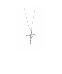 Croce Oro Bianco diamanti Comete Collezione Croci