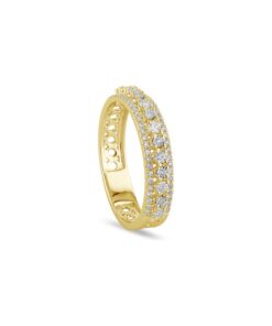 Anello Oro Giallo Diamanti Bliss Collezione Etoile