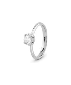 Solitario Oro Bianco Diamanti Bliss Collezione La Grande Bellezza