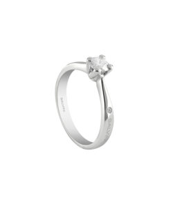 Solitario Oro Bianco Diamanti Salvini Collezione Virginia