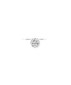 Collana Oro Bianco Diamanti Luce Collezione Vivace