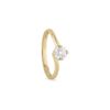 Solitario Oro Giallo Diamanti Bliss Collezione Meraviglia